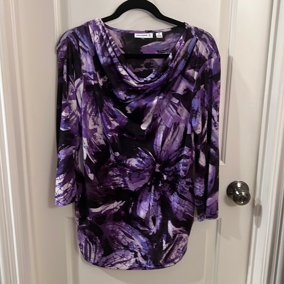 Susan Graver, Cowell, neck blouse - Picture 1 of 5